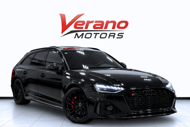 2023 Audi RS4 Avant for sale in Dubai, black – photo 1