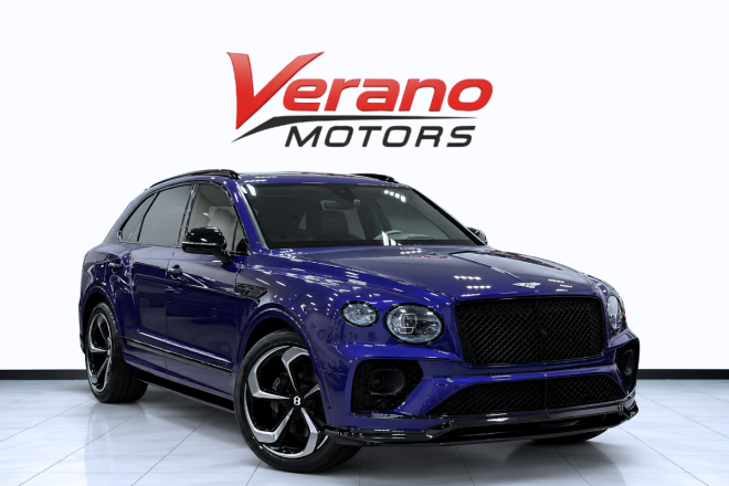 2022 Bentley Bentayga S for sale in Dubai, purple with grey interior – photo 1