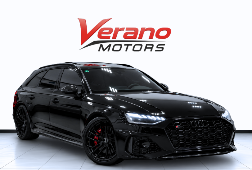 2023 Audi RS4 Avant for sale in Dubai, black – photo 1