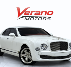 2013 Bentley Mulsanne Special Edition for sale in Dubai, white with red interior – photo 1