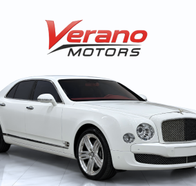 2013 Bentley Mulsanne Special Edition for sale in Dubai, white with red interior – photo 2